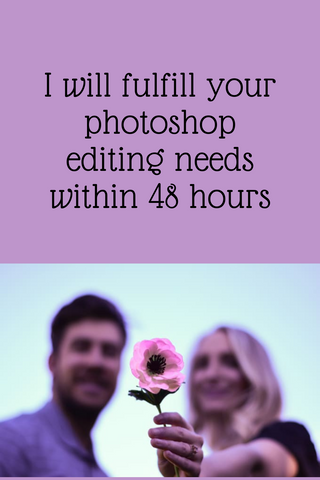 I will fulfill your photoshop editing needs within 48 hours