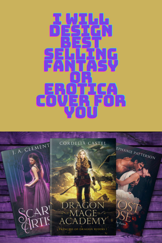I will design best selling fantasy or erotica cover for you
