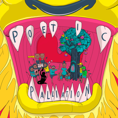 I will illustrate an epic album artwork cover for you